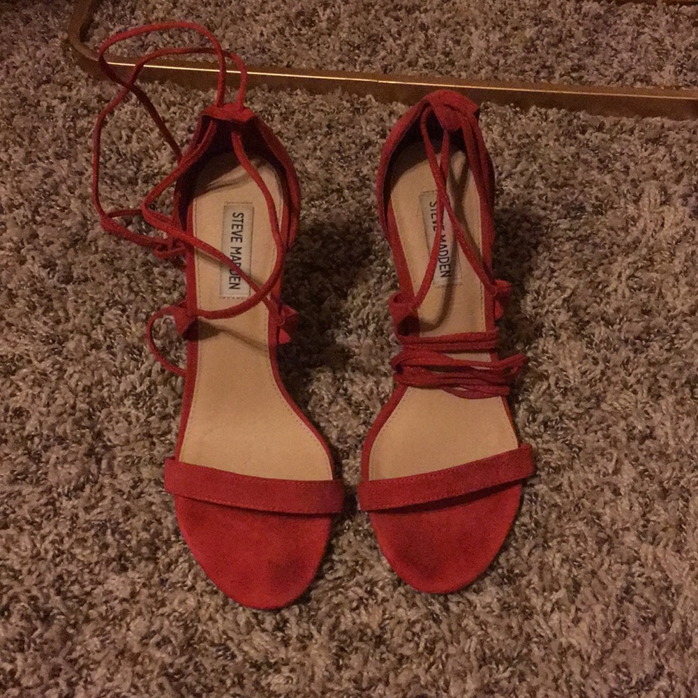 Red Steve Madden Lace ups